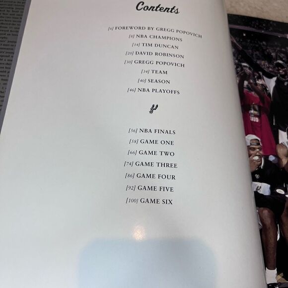 The Legend Continues San Antonio Spurs 2003 Official NBA Finals Retrospective - Picture 5 of 12